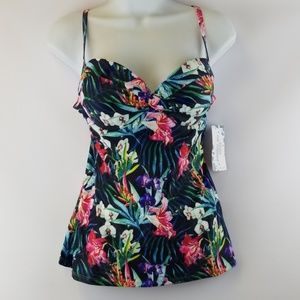 NWT ENJOY THE SUNSHINE bathing suit top Size M